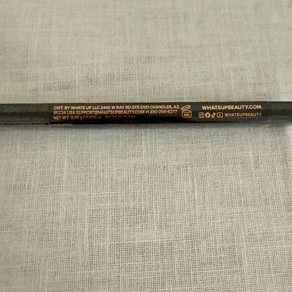Whats Up Beauty Wind Glider Gel Eyeliner 01 Black Vegan Clean Retractable Pencil - Picture 8 of 9